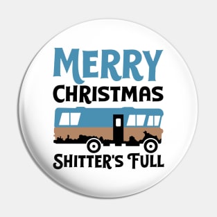 Merry Christmas Shitters Full Ugly Sweater Pin