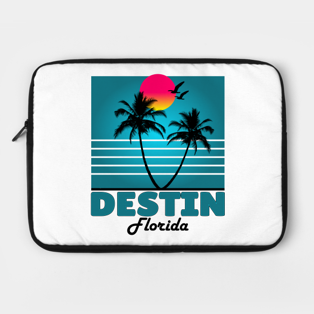 Destin Florida Souvenir TShirt Destin Florida Laptop Schutzhülle