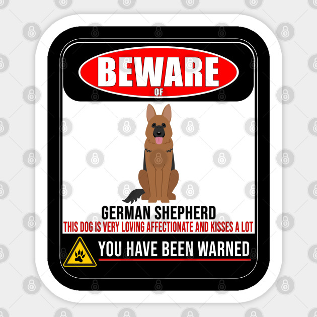 beware of german shepherd