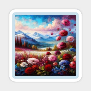 Field of Dream Flowers Magnet