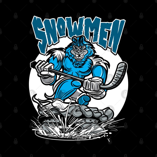 Snowmen Hockey Player Mascot by eShirtLabs