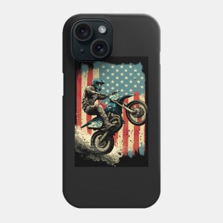 Dirt Bike Stunt Around Money Phone Case