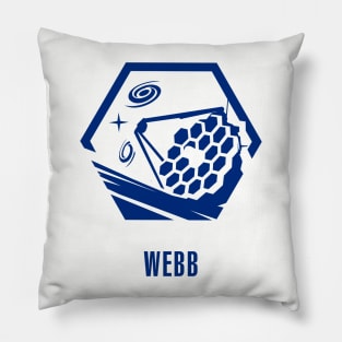 James Webb Space Telescope - WEBB Logo Pillow