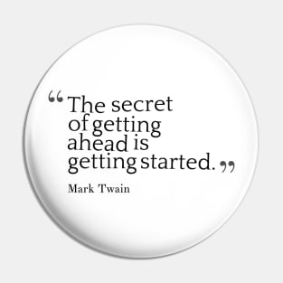 Mark Twain quote Pin