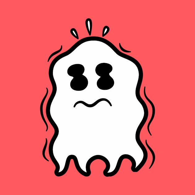 Anxious Ghost by JadedOddity