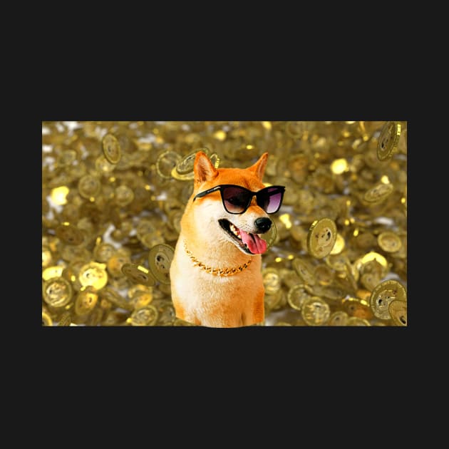 Thug Doge Masks! Doge background! by chessmate