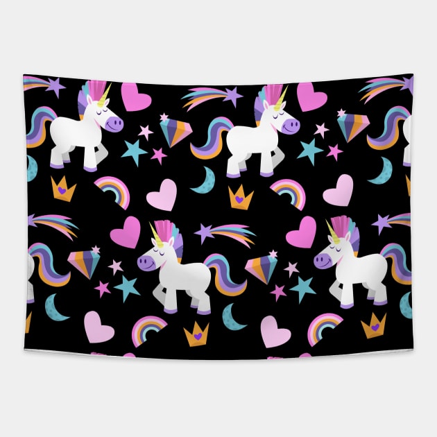 Unicorn Tapestry by DragonTees