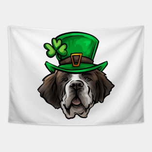 St Patricks Day St Bernard Tapestry