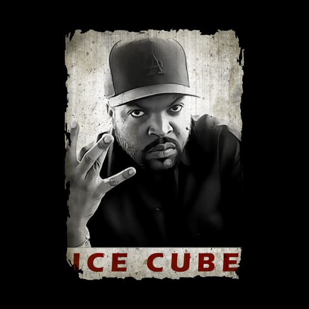 Vintage Portrait of Ice Cube by WHITE ANGEL STUDIO