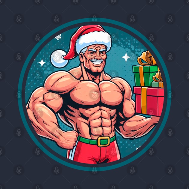 Gifts from Muscular Santa Claus by muscle