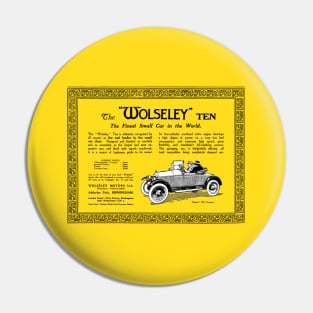 1921 WOLSELEY TEN - advert Pin