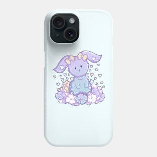 Bunny And Flowers Phone Case