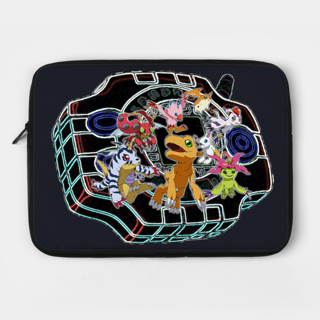 Get Wallpaper Digimon Tri Digivice Digimon Adventure 02 Laptop Case Teepublic For Free