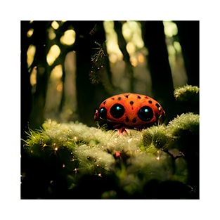 A Ladybug Baby In A Dark Forest T-Shirt