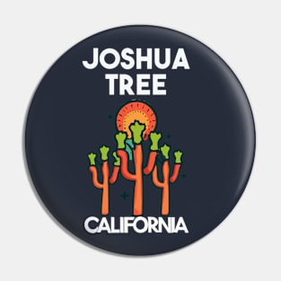 A Vintage Travel Art of the Joshua Tree National Park - California - US Pin