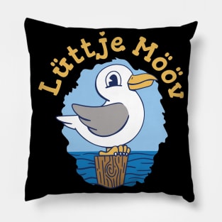 Lüttje Mööv Low German Little Seagull Pillow