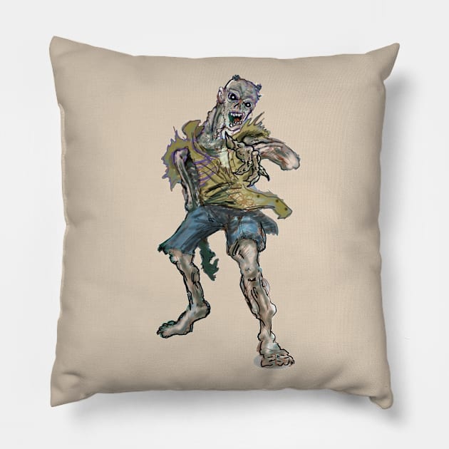 Zombie Pillow by Christopher Bendt