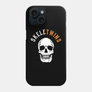 Matching Halloween Twins Costume Skeletwins Skeletons Phone Case