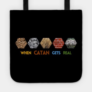 Real Life Settlers of Catan T-Shirt Tote