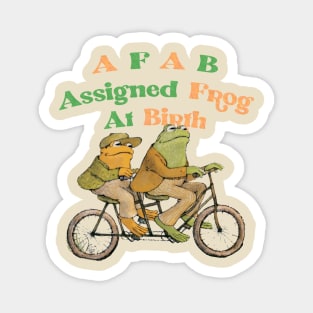 afab assigned frog at birth (trans pride) Magnet