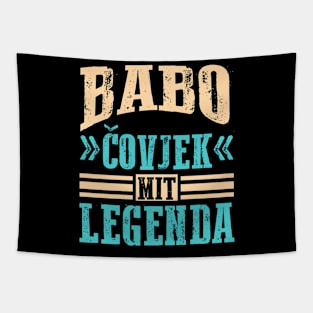 Babo Bosnia Father Bosnian Dad Balkan Bosna Tapestry