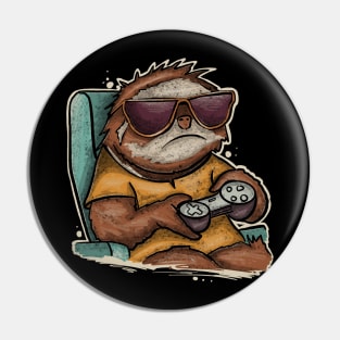 Sloth Start To The Game Pin