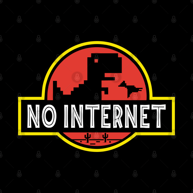 No Internet Dino by GiGiGabutto