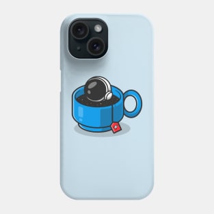 Cute Astronaut Tea Cartoon Phone Case