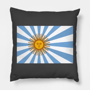 Rising Sun of May - Tokyo Buenos Aires III Pillow