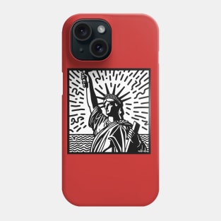 Statue of liberty - Pop Art Phone Case