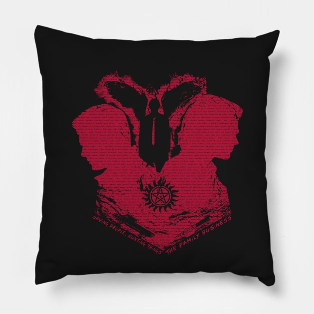 For Mom (Team Free Will) Pillow by SuperSamWallace