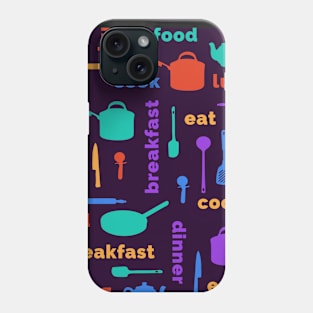 Kitchen Fun Pattern Phone Case