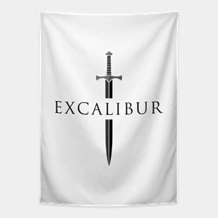 Excalibur The Legendary Sword in the Stone Emblem Tapestry