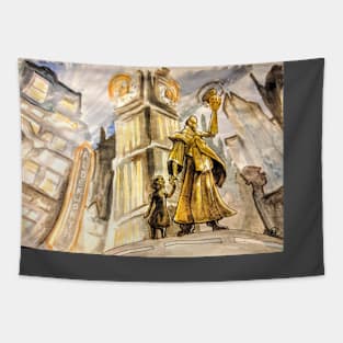 Overwatch Statue Tapestry