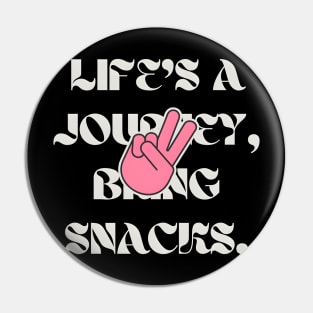 Wanderlust Snacking Pin