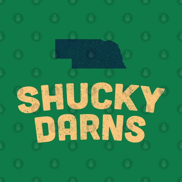 Shucky Darns Nebraska Corn Pun by Commykaze