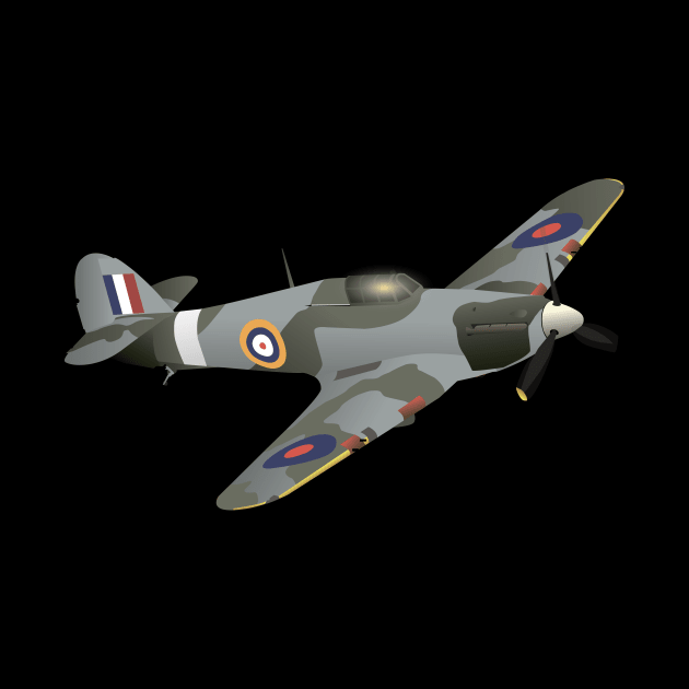 Hawker Hurricane Fighter Aircraft by NorseTech