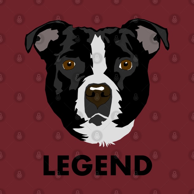 Staffy - Legend by Randomart