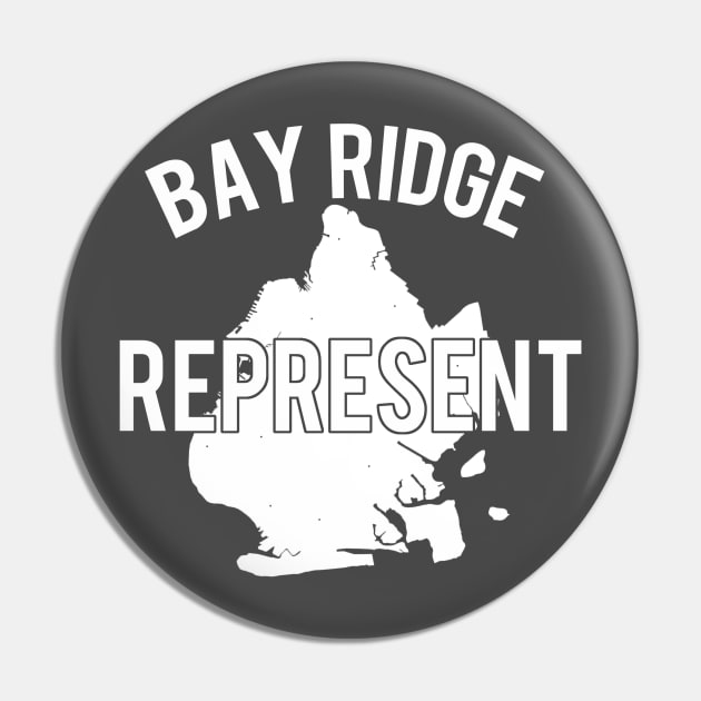 Bay Ridge Brooklyn Pin by PopCultureShirts