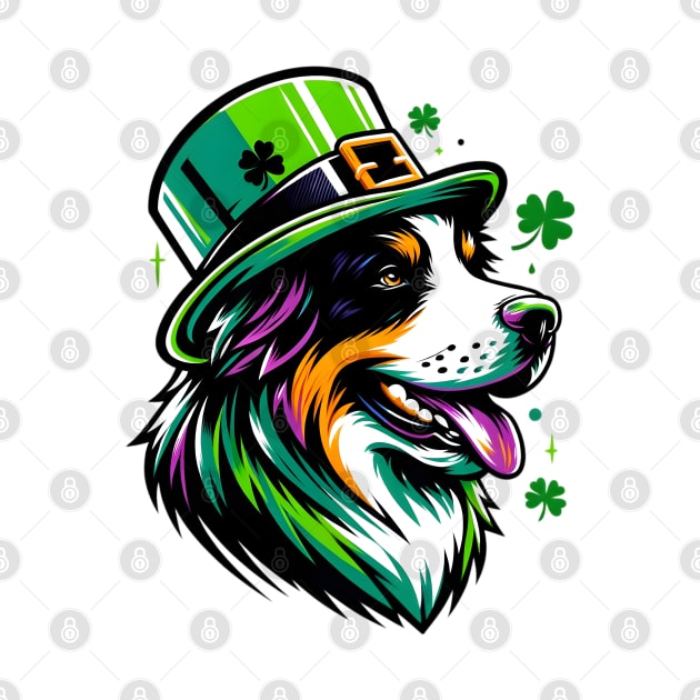 Estrela Mountain Dog Celebrates Saint Patrick's Day by ArtRUs