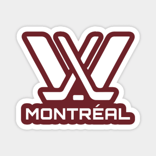 PWHL Montreal Logo Magnet