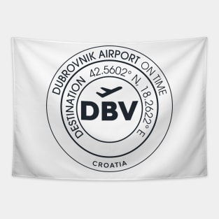 Airport code DBV Dubrovnik Tapestry