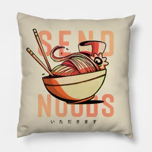 Send Noodles! Pillow