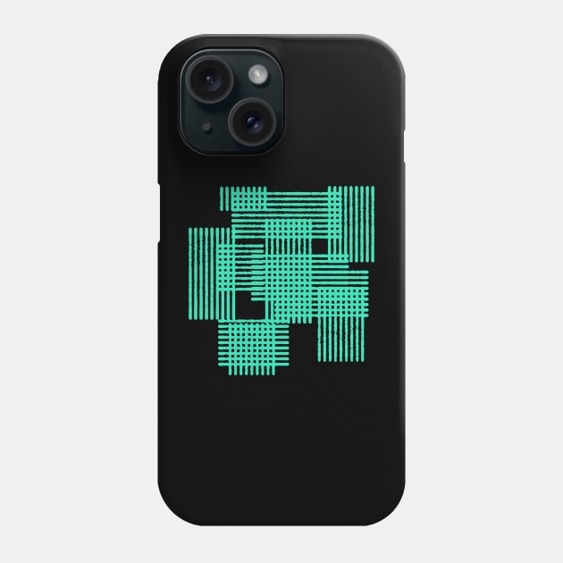 abstract geometric ornament, lines, stripes, grid, lattice. Phone Case by SwetlanaArt