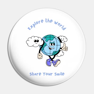 Explore the World Pin