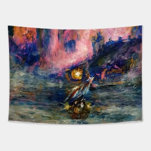 The voyage to castle Ximar Tapestry