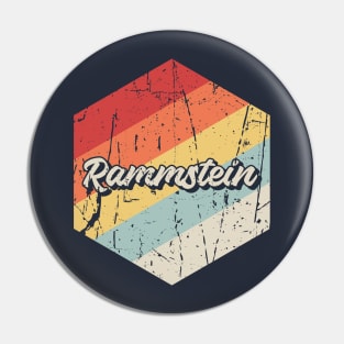 Rammstein Retro Pin