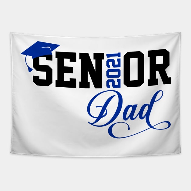 Senior Dad 2021 T-Shirt Mug Tapestry by Hobbybox