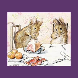 Plaster Food - The Tale of Two Bad Mice - Beatrix Potter T-Shirt