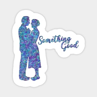 Sound of Music Captain and Maria Outline Something Good Magnet